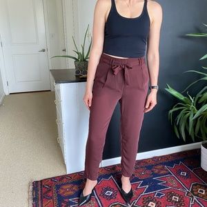 H&M Maroon Trousers